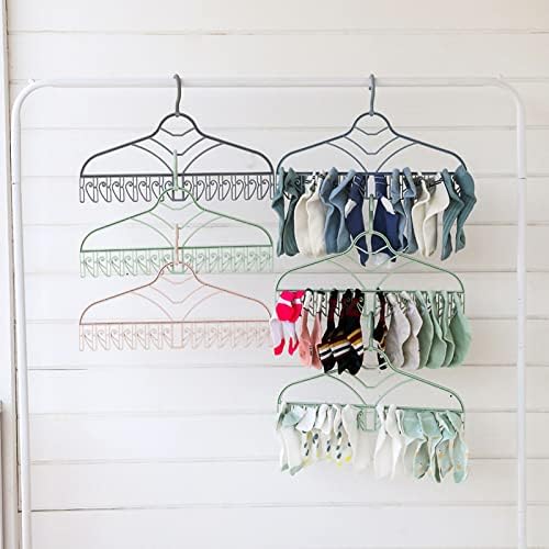 Rack de secagem de lavanderia PLPLAAOO, roupas de seca de roupas multifuncionais cabide sem rumores de plástico sem rumores