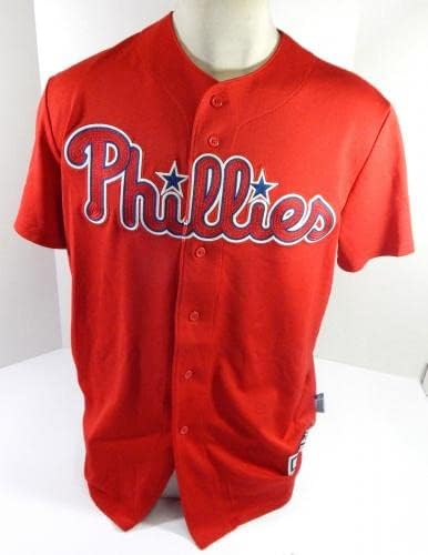 Philadelphia Phillies Malquin Canelo #6 Game usou Red Jersey Ex ST BP L 406 - Jogo usado MLB Jerseys