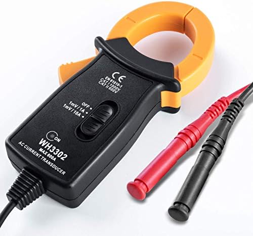 Astroai Digital Multímetro 2000 Conte o medidor de volt com o medidor de grampo de transdutor de corrente CA