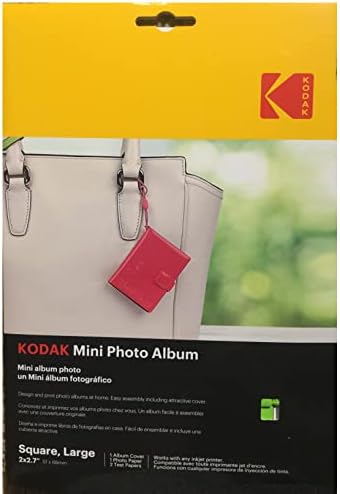 Álbum de fotos do mini -foto da Kodak 2 x 2,7 1 peça 51x68mm
