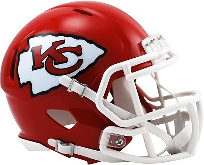 Kansas City Chiefs Authentic Mini NFL Revolution capacete de Riddell