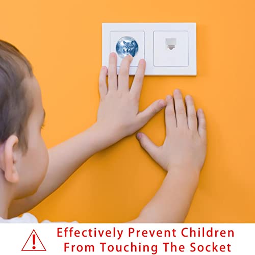 Pacote 24 Pacote de proteção à prova de crianças Caps de segurança elétrica Caps de tom de bebê Capas de plugue lobo