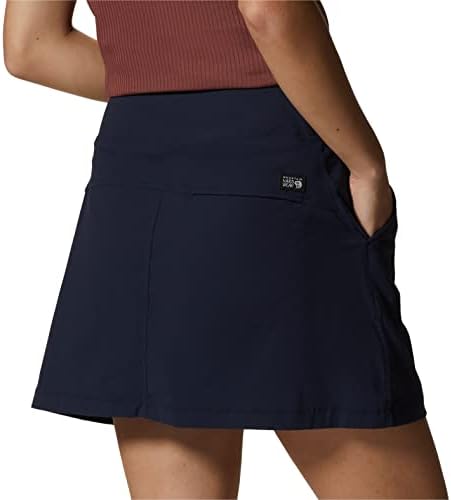 Mountain Hardwear Feminino Dynama Skort, zinco escuro, grande