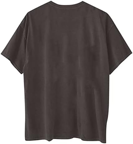 Camisas do Dia dos Namorados para mulheres Gnome Print T Camisetas verão Tops de mangas curtas engraçadas do presente de camiseta básica