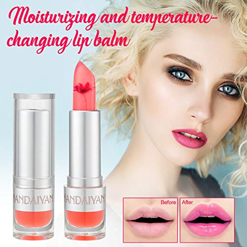 Bálsamo de cristal, duração da floresta longa e lábio hidratante Lipstick Lips Lipstick Base de Lips Veganes Lipstick
