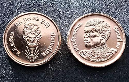 Tailândia 25 mesmas moedas estrangeiras de 16 mm