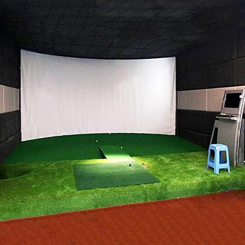 Lhllhl Golf Ball Simulator Impact Exibição Tela de projeção de projeção de pano branco material de golfe Golf Golf Golf Golt Alvo