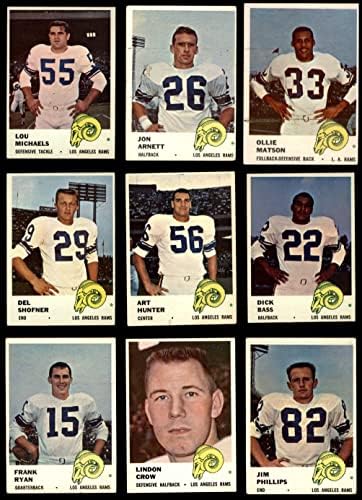 1961 FLEER LOS ANGELES RAMS Equipe Los Angeles Rams VG/Ex Rams