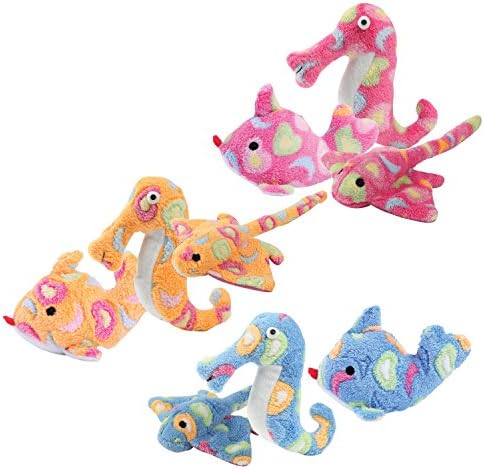 Zanies Sea Charmer Toys, arraia rosa, 11