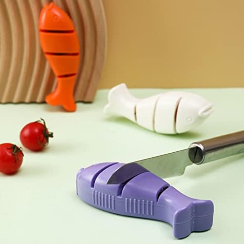 Aparecedor da faca de cozinha, afiadores de faca manual para facas de cozinha, acessório de faca de 4 em 1 de cozinha