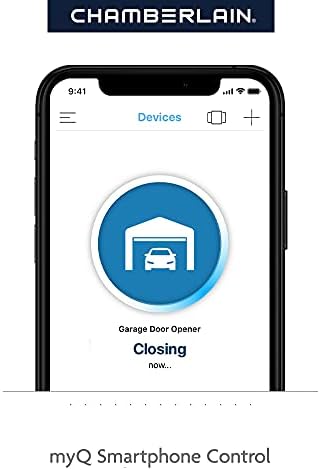 Chamberlain B2405 Smart MyQ Smartphone controlou o Ultra Silencioso e forte acionamento de cinto, teclado sem fio incluído, abridor