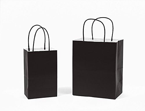 Expressões de presentes Black Kraft Paper Sacos, bolsa de presente Kraft, papel de qualidade premium, bolsas biodegradáveis, sacolas de festa, bolsas de compras, sacos de kraft