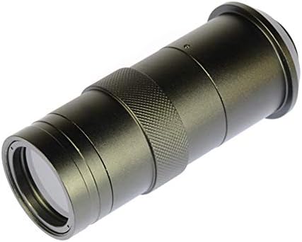 Dvluck Indústria Microscópio Câmera C Montagem Lente Glass 8x-130x Magnificação Ajustável 25mm Zooms Olhepiece Ligna