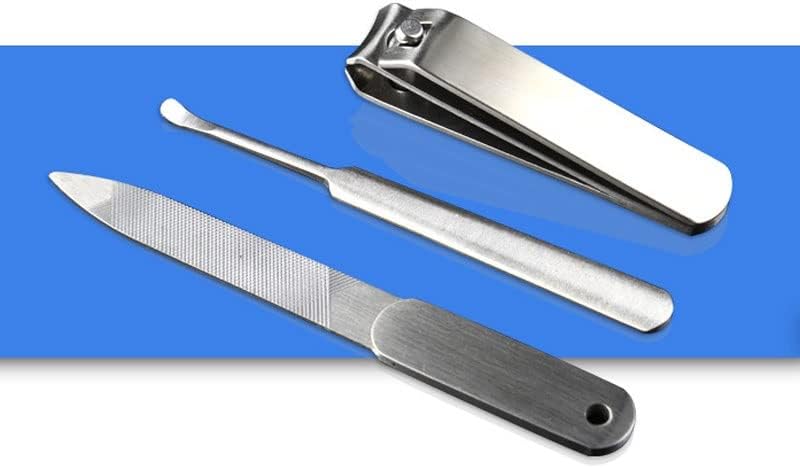 N/A 3pcs unhas Clippers Setfingernails Cutter Carbon Steel Nails Manicure Trimmer Manicure Portátil para viagem