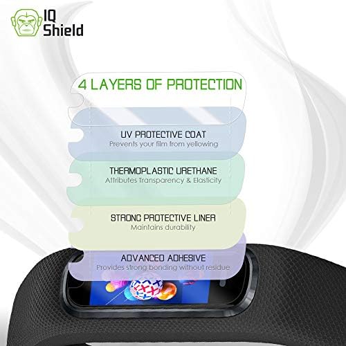 Protetor de tela Iqshield Compatível com Verizon Gizmo Watch 3 Filme Clear Anti-Bubble