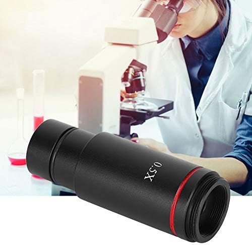 Adaptador de câmera do microscópio Lente Adaptador de lentes de montagem de montagem 0,5x 25 mm para câmera CCD de ocular eletrônica CCD