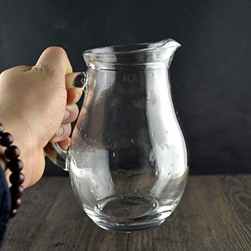 Molho criativo criativo cremor de vidro transparente jarro/compartilhamento de chá jarro/molho jarro/leite creamer jarro