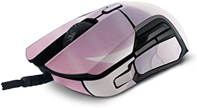 Mightyskins Glitter Glitter Compatível com SteelSeries rival 5 Mouse de jogos - Lua do bebê | Acabamento de brilho protetor