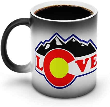 I Love Colorado Creative Descoloration Ceramic Coffee Cuple