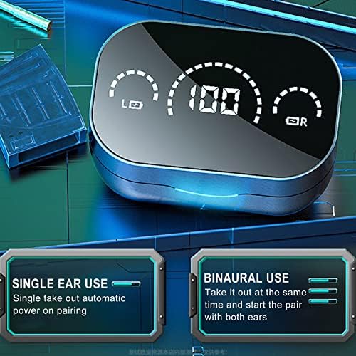 8#rb s320 fone de ouvido Bluetooth fones de ouvido sem fio, slow slows sports sports sports com design de espelho LED SMART Display