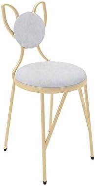 Lukeo Metal Legs Sala de estar Cadeira de madeira maciça Cadeira de cozinha Cadeiras de poltrona Cadeiras de lazer