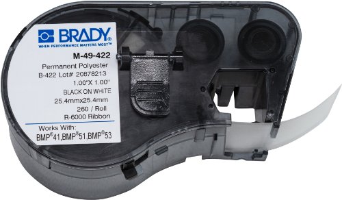 Etiquetas Brady M-49-422 para impressoras BMP53/BMP51