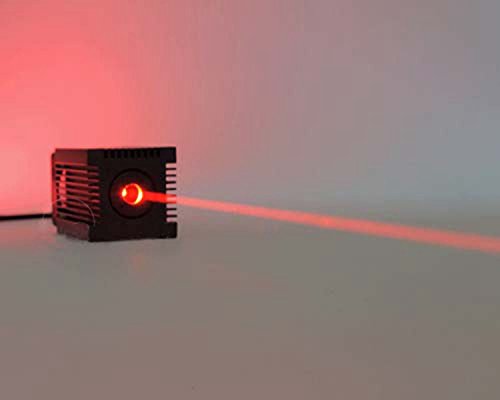 12V Modo único 635nm / 638nm 180mW Focus Red Diodo Laser DOT Módulo / driver TTL com dissipador de calor / adaptador