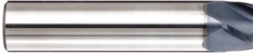 Melin Tool CCMG-M-M-LB Ball Nariz Mill, métrica, acabamento altin monocamada, hélice de 30 graus, 4 flautas, 64 mm de comprimento total, diâmetro de corte de 5 mm, diâmetro de haste de 5 mm