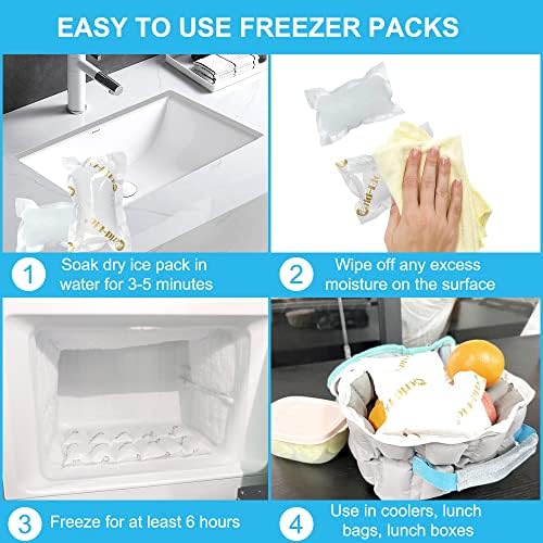 Folha de pacote de gelo Na para transporte de comida congelada, transporte a seco, bolsas de embalagens, refrigeradores de folhas reutilizáveis