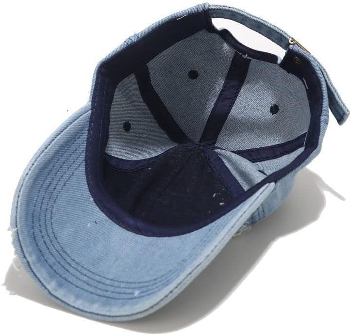N/A Denim Cap Summer Summer Outdoor Leisure Visor Hat Hole Hole Baseball Caps Hip Hop Sport Hats