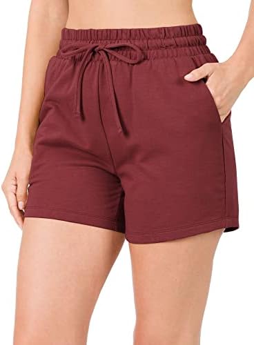 Day Village French French Terry Terry String Elastic High Shorts