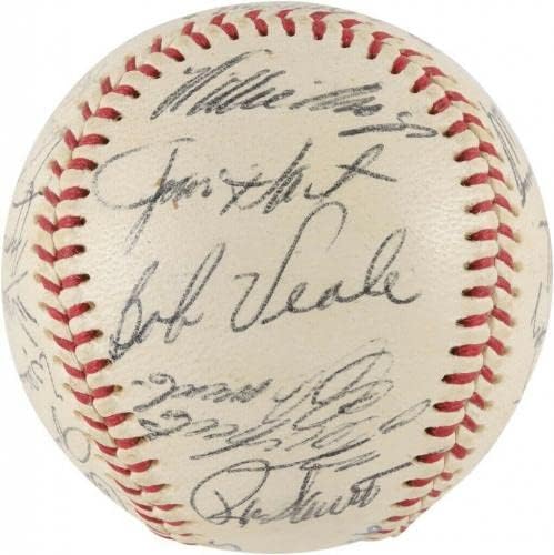 Roberto Clemente Willie Mays Sandy Koufax 1966 All Star Game assinado Baseball PSA - Bolalls autografados