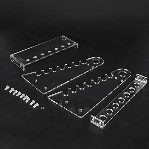 Topincn Pipete Stand, Rack de Pipete, Trapezóide estável de 1,5 cm de diâmetro