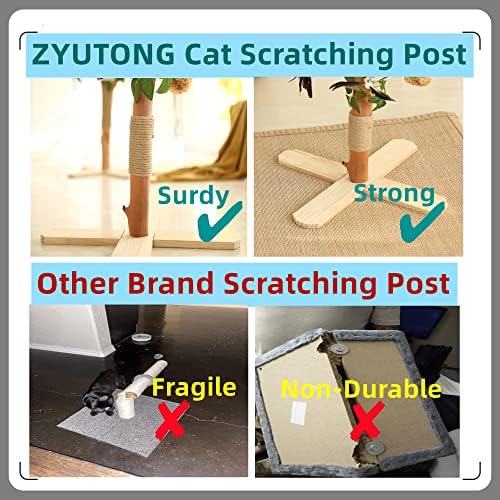 Postagem de arranhões de gato de palmeira - Postagens de arranhões para gatos internos adultos 24 Alto gato fofo árvore com arranhões