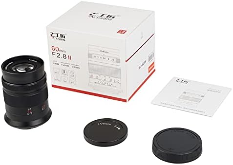 7artisans 60mm f2.8 ii lente macro APS-C Lente fixa compatível com câmeras de montagem Canon EOS-M
