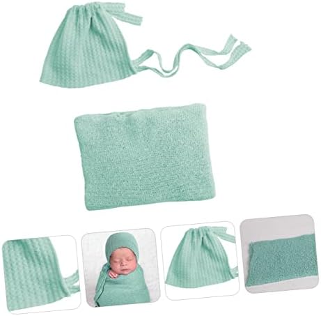 Toyvian 1 set Baby Wrap Set De Para Recém -nascido Bobertorado Recém -nascido Hat Girl Baby Photography tapete Recém -nascido