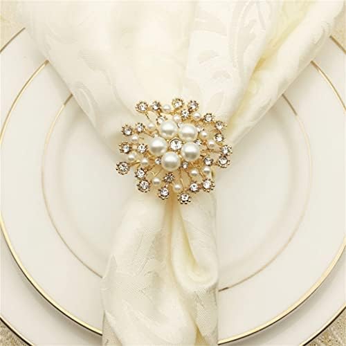 N/ A 10pcs/ flor de diamante de diamante de diamante Anel de anel de guardana