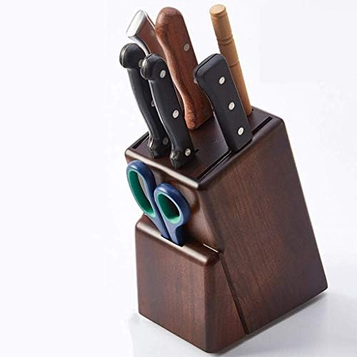 Suporte de faca de madeira de palha - Multifuncional portador de faca de cozinha Tool Tool Storage Storage Rack Universal Knife