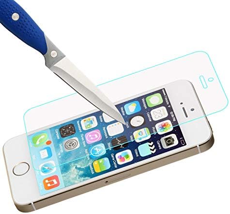 Mr.Shield [2-Pack] projetado para iPhone SE / iPhone 5 / iPhone 5s / iPhone 5C [vidro temperado] Protetor de tela com