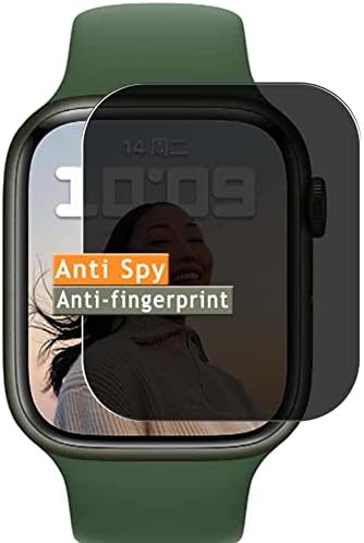 Protetor de tela de privacidade VAXSON, compatível com o Apple Watch Series 7 41mm Anti -Spy Film Protectors Stick [não tempered
