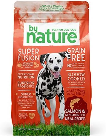 Por natureza, alimentos para animais de estimação com alimentos para cães sem grãos feitos nos EUA [alimentos para cães secos sem grãos