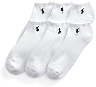 Polo Ralph Lauren Homens Half Cushioned No Show Meocks 6 Pack