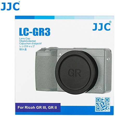 JJC LC-GR3 Campa de lente de metal para a câmera Ricoh GRII GR IIIX e GRI, Ricoh Gr III Cap, tampa da lente para Ricoh Griii GIIIX GRII, feita de liga de alumínio premium