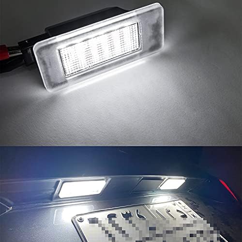 Luzes da placa LED compatíveis com 2019-2021 Ni-Ssan Altima Versa Sentra Rogue, Número de LED de OEM Substituição CANBUS Erro livre 6000k