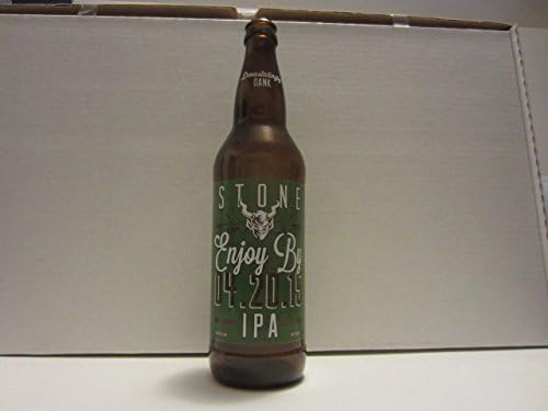 Conjunto de 2 Stone Brewing Company Escondido Ca Aproveite por 04.20.15 Double IPA Craft Beer Garrafas vazias