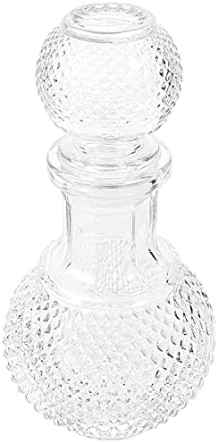 Tofficu Whisky Decanter Set Glass Wine Decanter com tampa 250ml de bebida de bebida de bebida de bebida dispensadora de vidro para