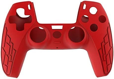 Rymfry Anti-Slip Silicone Case Proteção Caso de borracha macia pele de borracha para Sony PS5 Gamepad