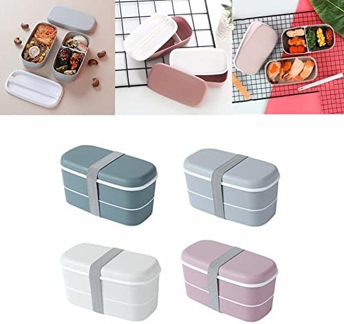 Lancheira portátil para crianças Escola Microondas Plástico Bento Caixa de bento japonês Salada Comida Fruta Comida Caixa de lancheira