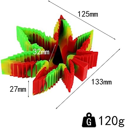 1 formato de folha de cinzeiro de silicone - Bandeja de armazenamento portátil de azul/cinza com o Centro de Tapagem de Vidro