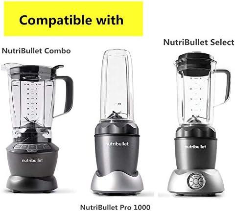 JoyParts Peças de reposição Copo com tampa para go ， compatível com o liquidificador NutriBullet Combo Nutribullet Pro 1000 e Nutribullet Selecione 2.0